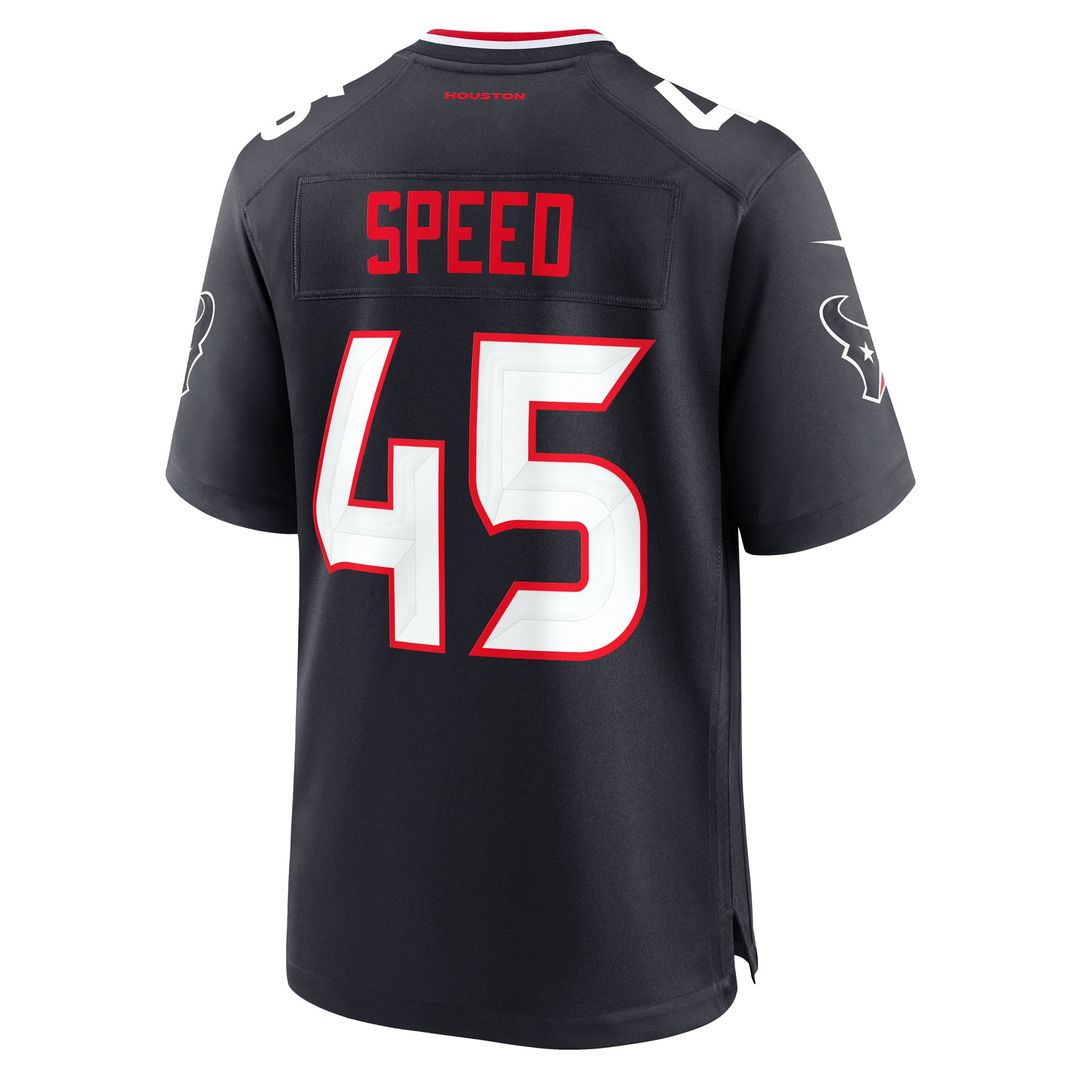 E.J. Speed Houston Texans Team Game Jersey - Navy