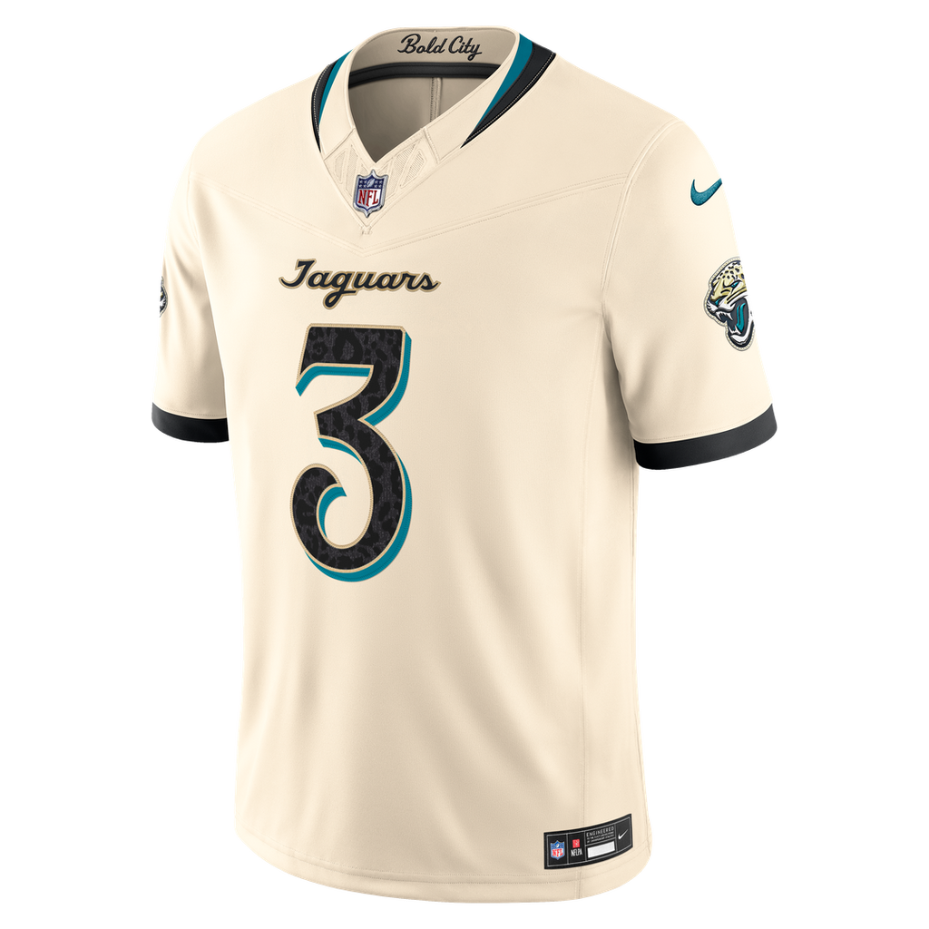 Jakobi Meyers Jacksonville Jaguars 2026 Rivalries Collection Stitched Limited Jersey - Natural