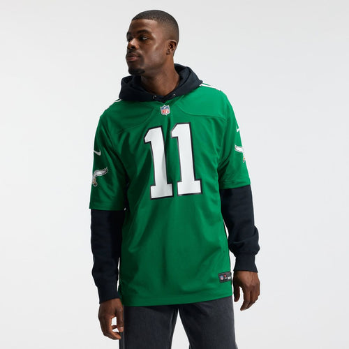A.J. Brown Philadelphia Eagles Alternate Game Player Jersey - Kelly Green