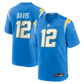 Derius Davis Los Angeles Chargers Team Game Jersey - Powder Blue