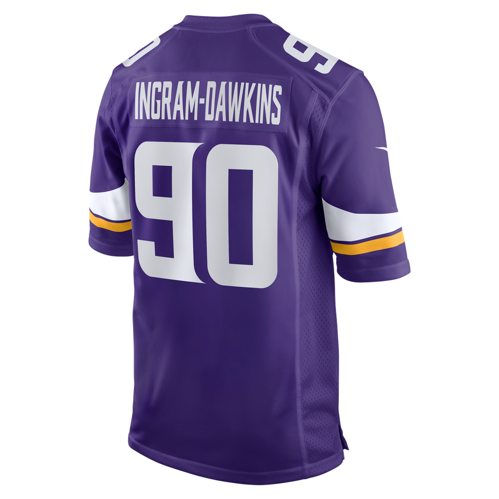 Tyrion Ingram - Dawkins Minnesota Vikings Team Game Jersey - Purple