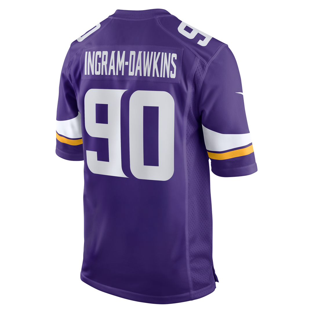 Tyrion Ingram - Dawkins Minnesota Vikings Team Game Jersey - Purple
