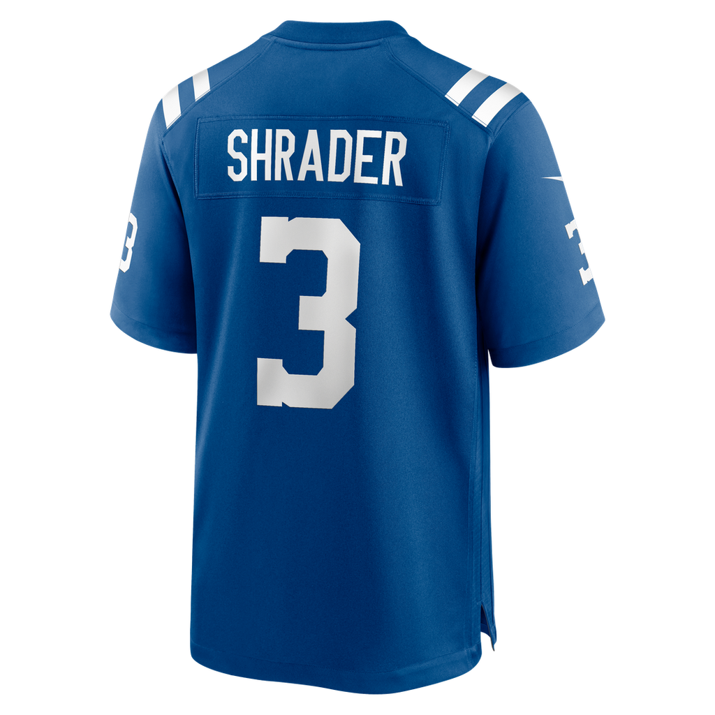 Spencer Shrader Indianapolis Colts Team Game Jersey - Royal