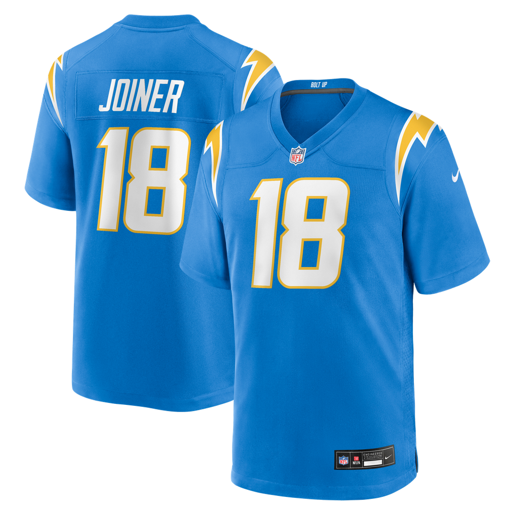 Charlie Joiner Los Angeles Chargers Game Retired Player Jersey - Powder Blue
