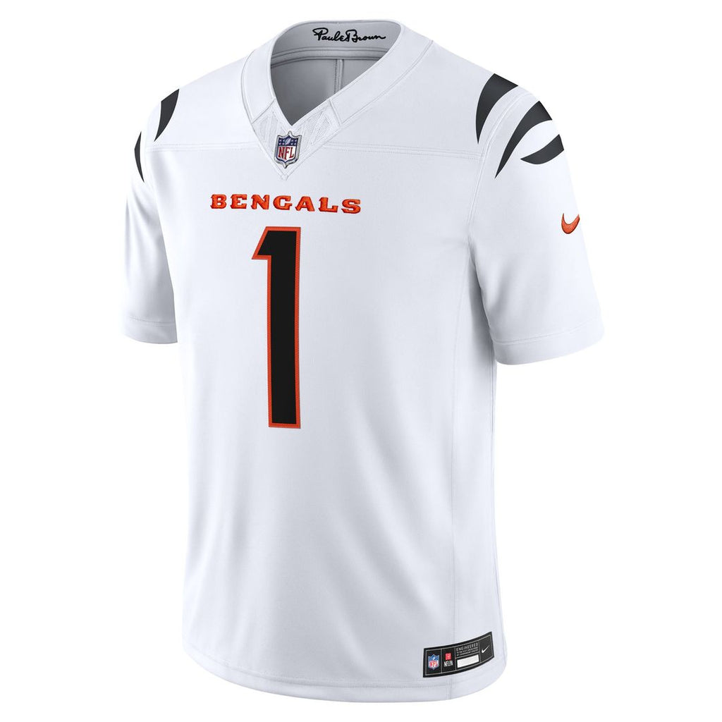 Ja'Marr Chase Cincinnati Bengals Team Vapor F.U.S.E. Stitched Limited Jersey - Black