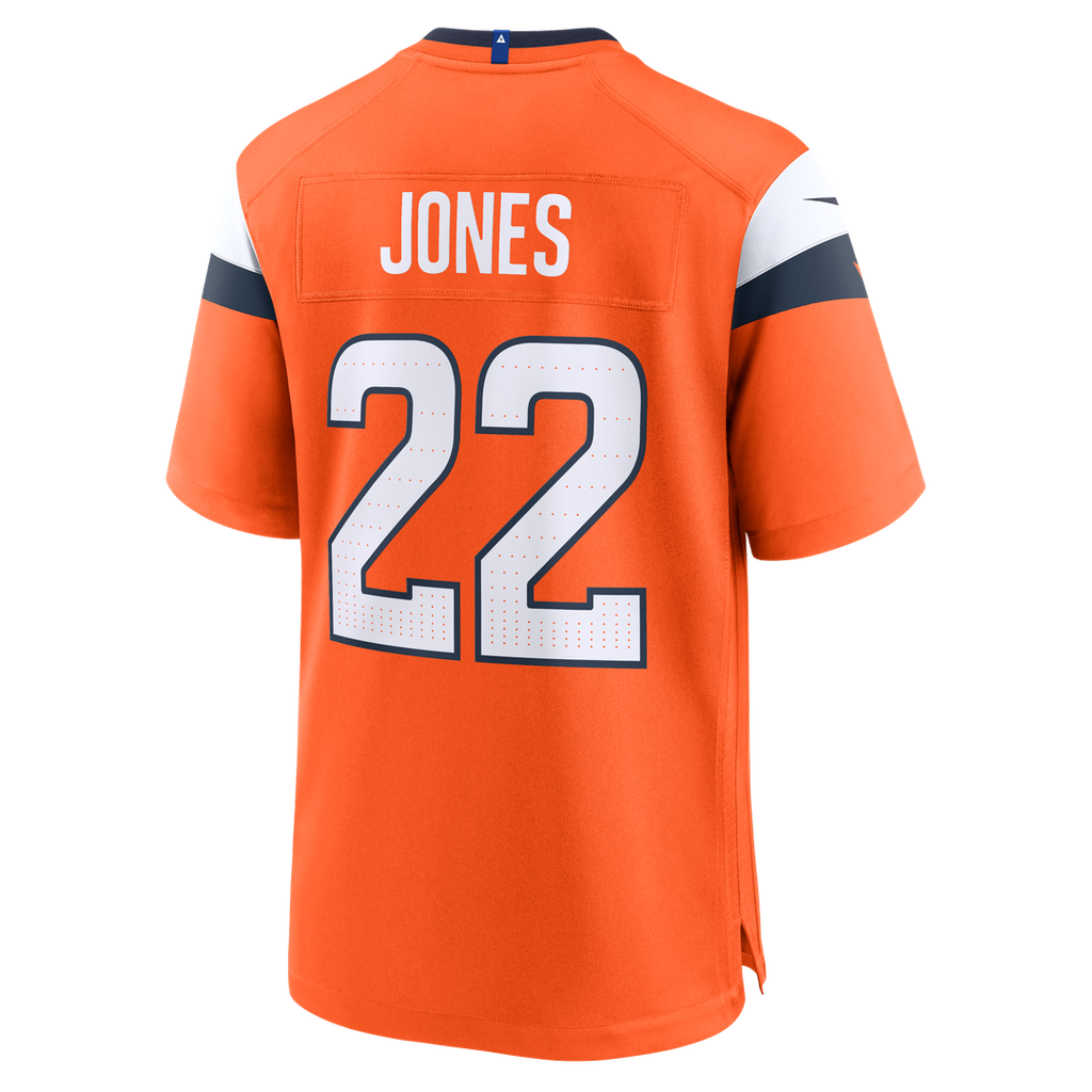 Brandon Jones Denver Broncos Team Game Jersey - Orange