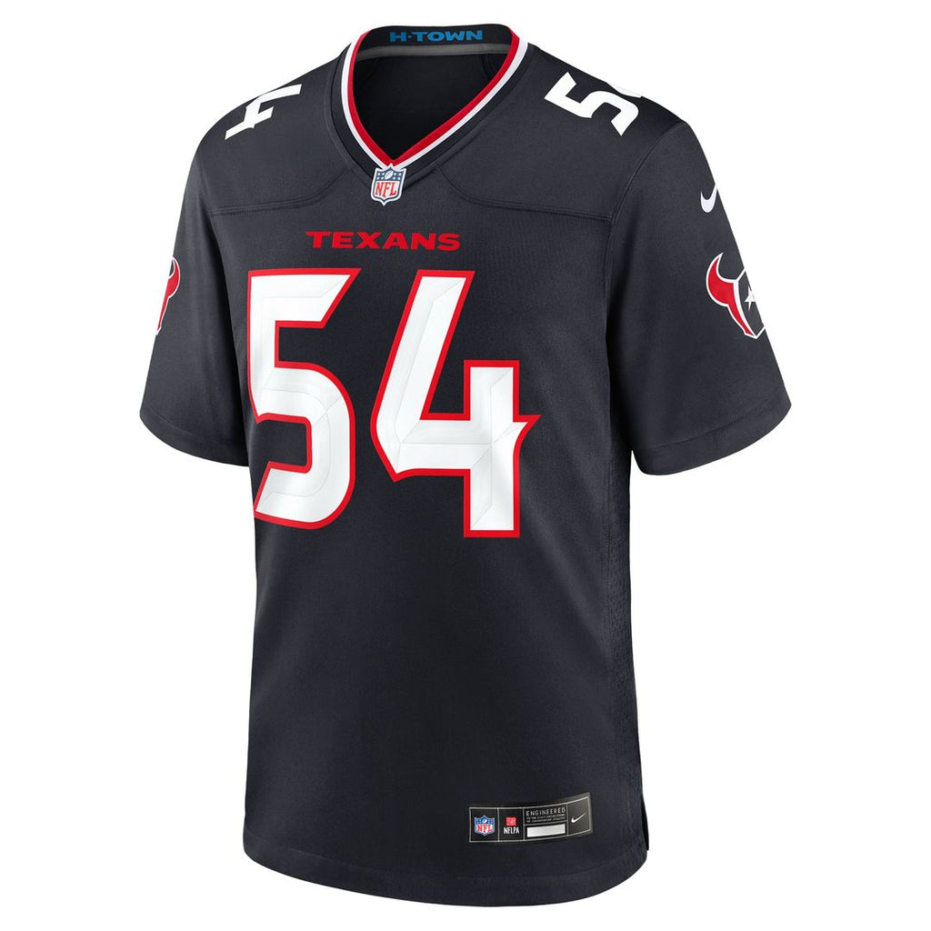 Jarrett Patterson Houston Texans Team Game Jersey - Navy