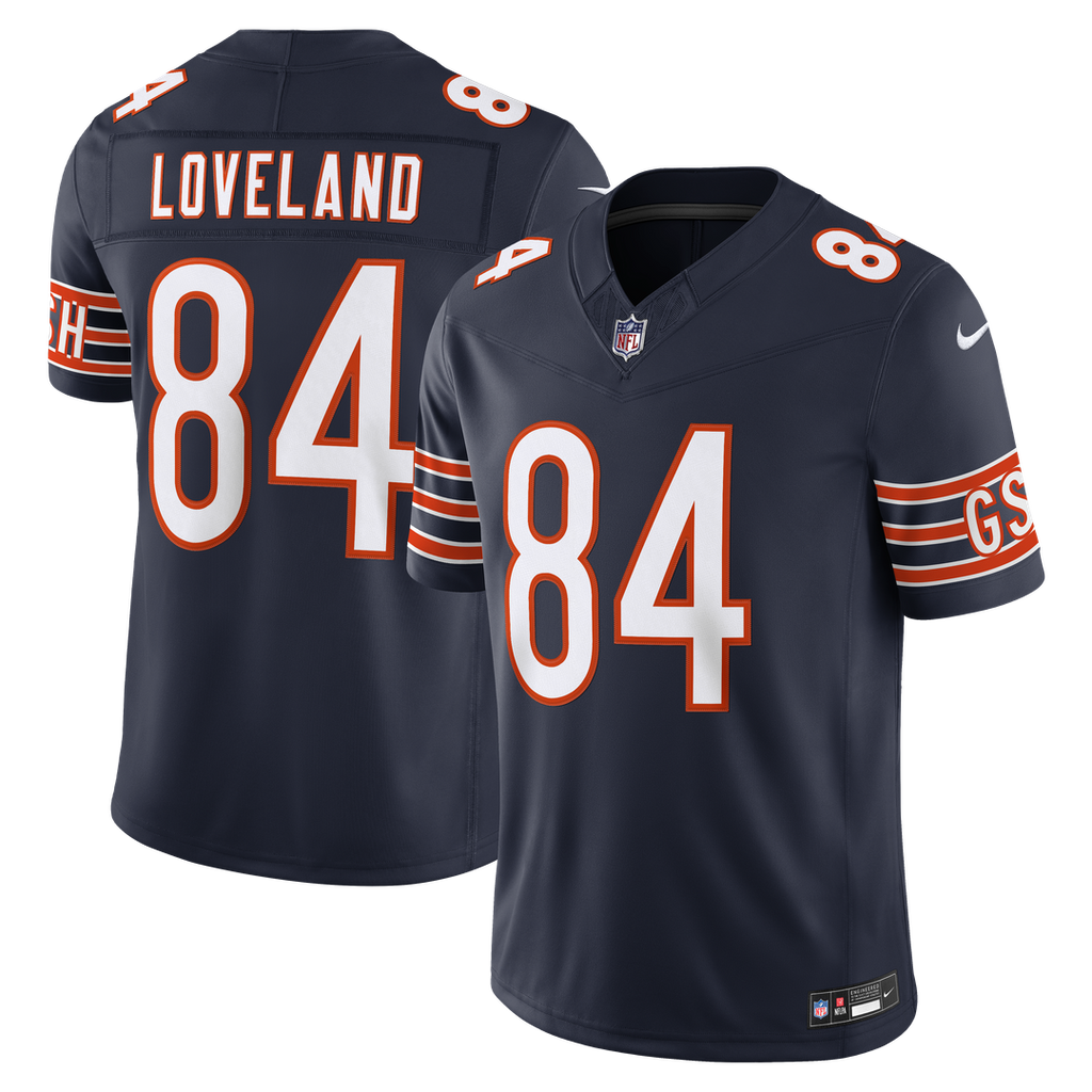 Colston Loveland Chicago Bears Team Vapor F.U.S.E. Stitched Limited Jersey - Navy