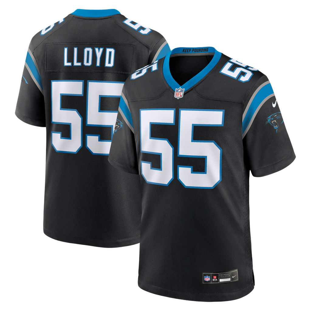 Devin Lloyd Carolina Panthers Team Game Jersey - Black