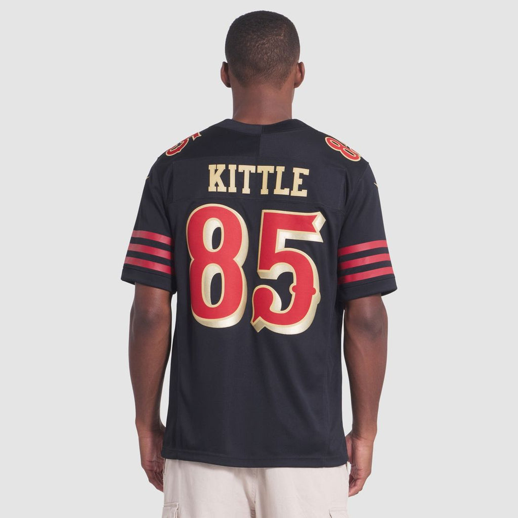 George Kittle San Francisco 49ers Rivalries Collection Stitched Limited Jersey - Black