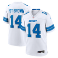Amon - Ra St. Brown Detroit Lions Game Jersey - White