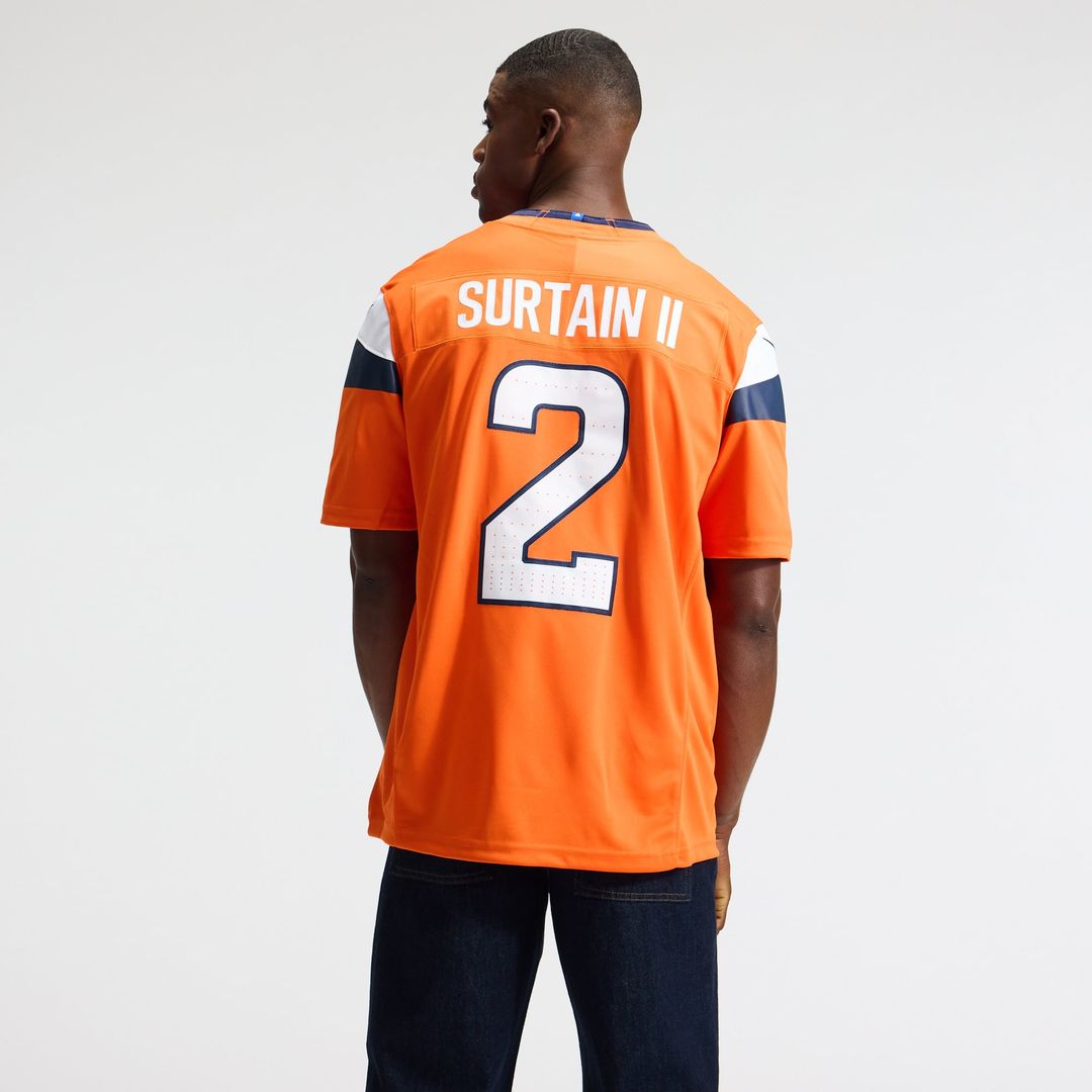 Patrick Surtain II Denver Broncos Alternate Vapor F.U.S.E. Stitched Limited Jersey - Navy