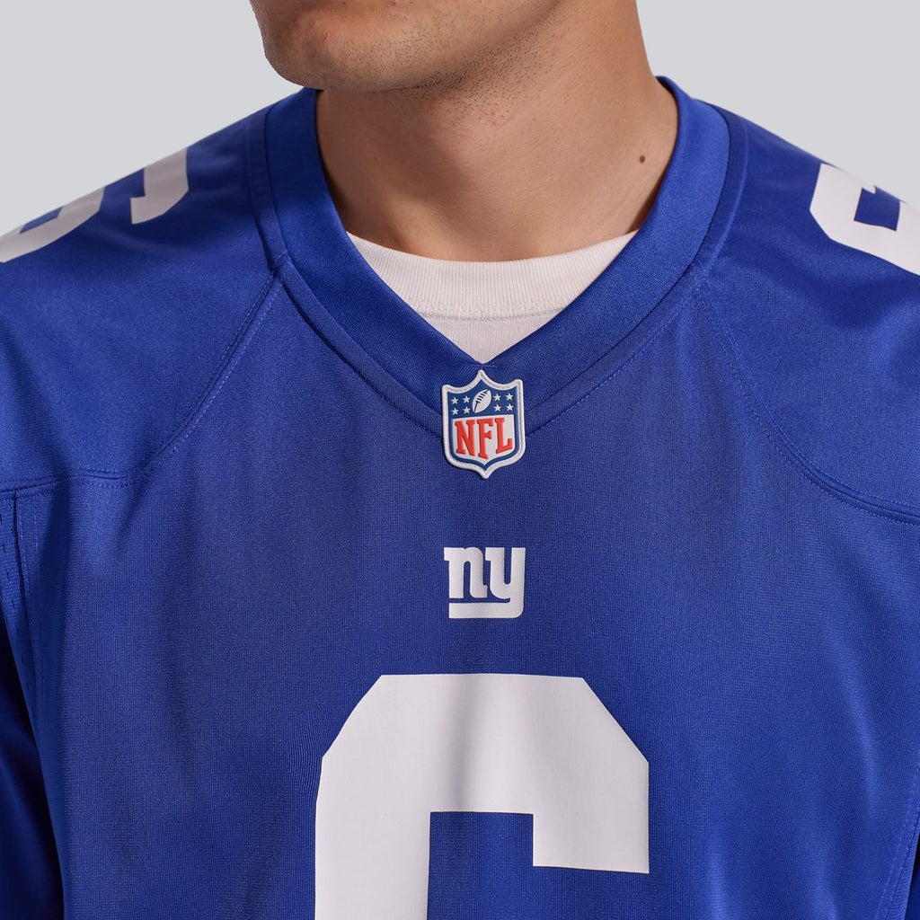 Jaxson Dart New York Giants Game Jersey - White