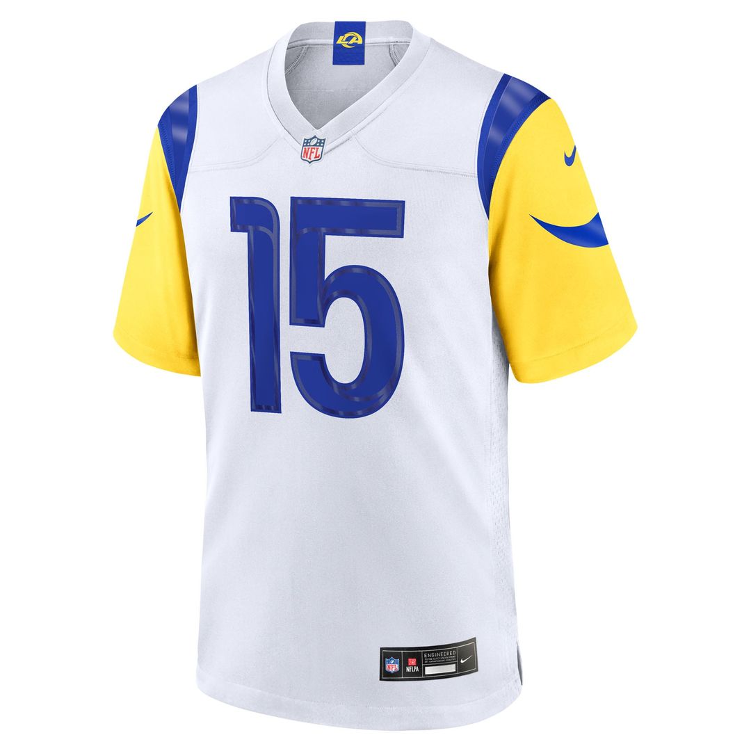 Ty Simpson Los Angeles Rams Game Jersey - White