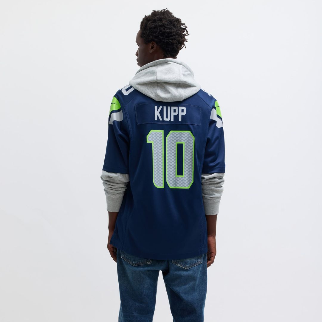 Cooper Kupp Seattle Seahawks Team Game Jersey - College Navy
