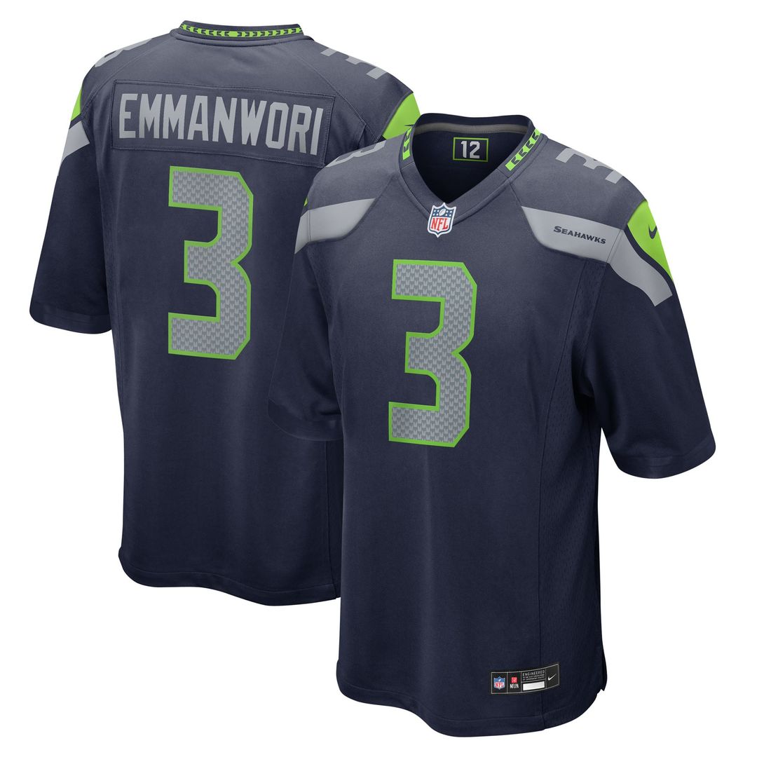 Nick Emmanwori Seattle Seahawks Alternate Game Player Jersey - Royal