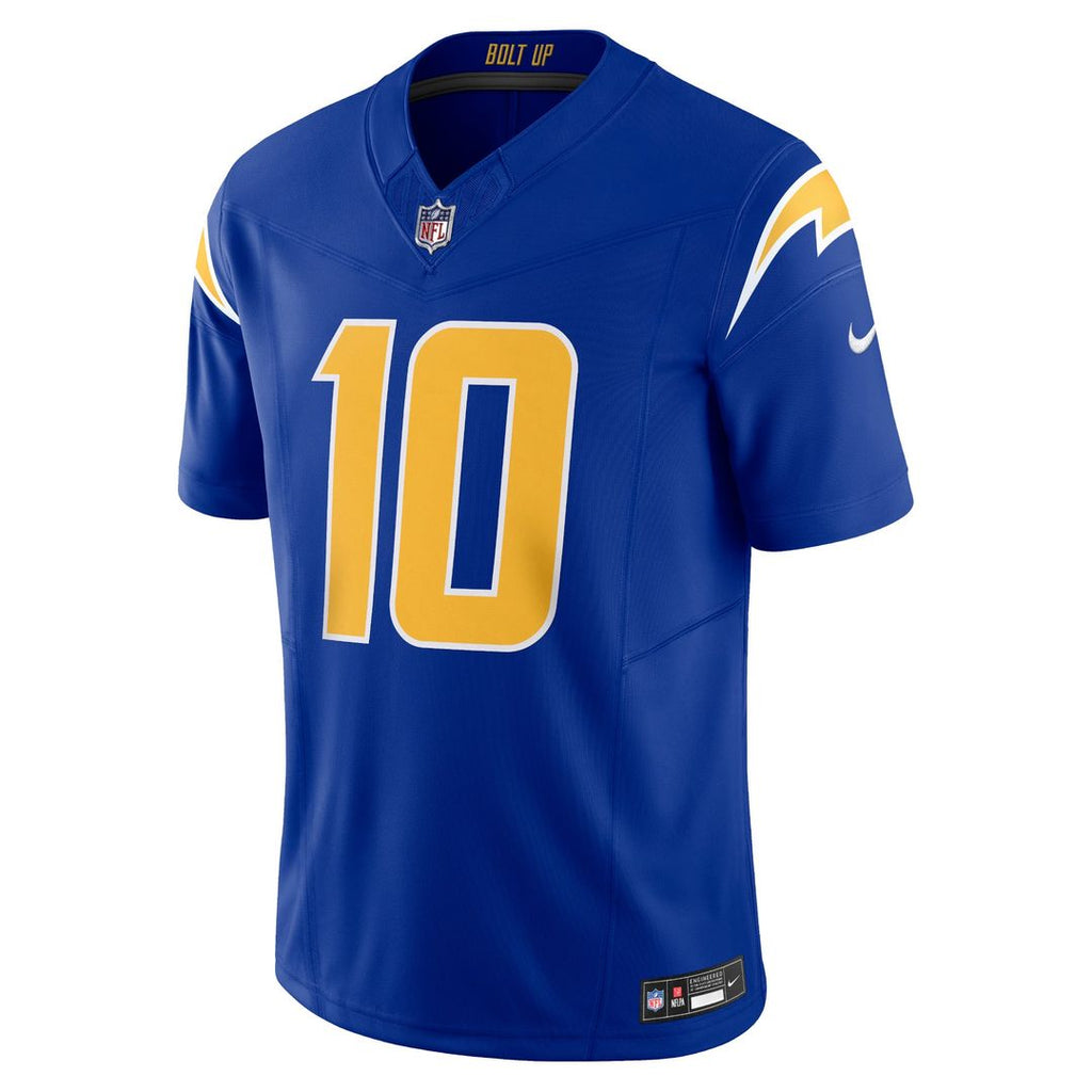Justin Herbert Los Angeles Chargers Alternate Charger Power Vapor F.U.S.E. Limited Jersey - Gold