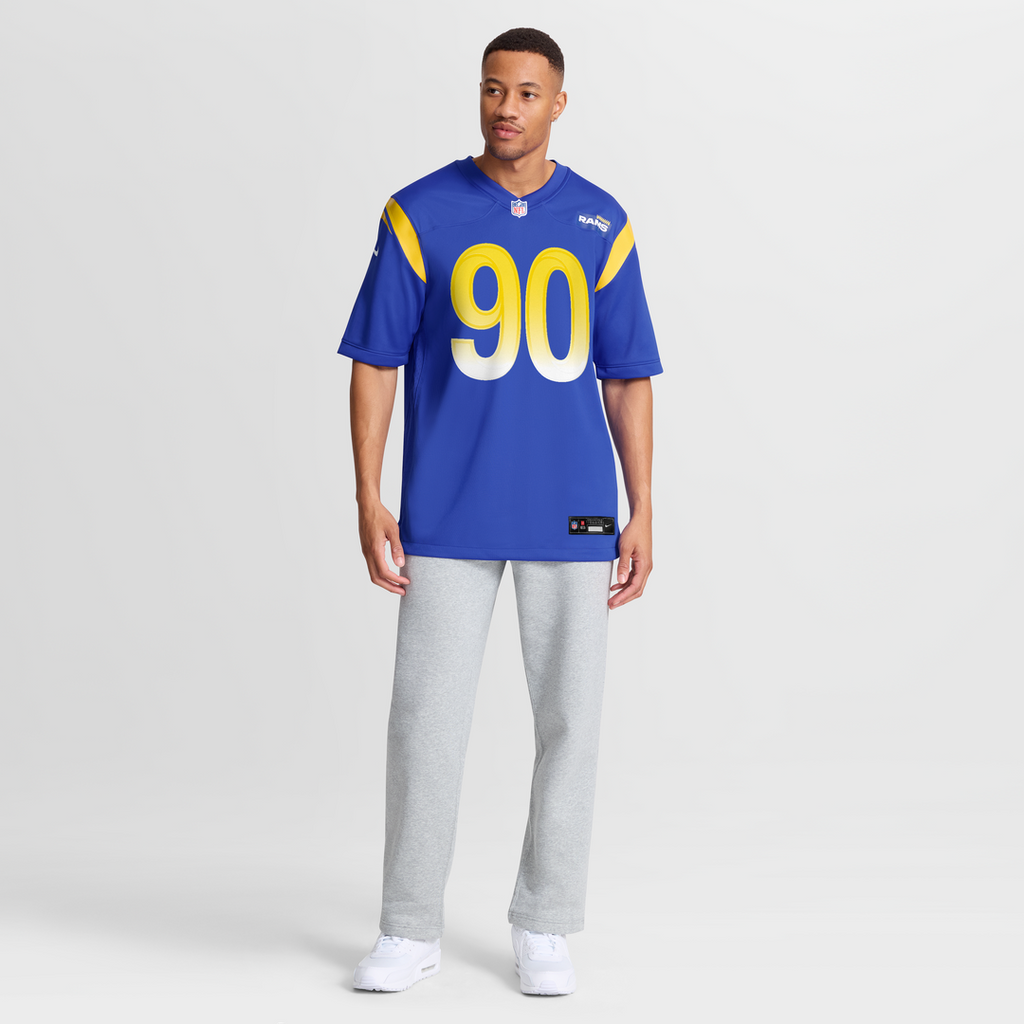 Earnest Brown IV Los Angeles Rams Team Game Jersey - Royal