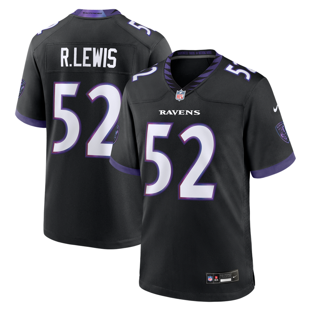 Ray Lewis Baltimore Ravens Alternate Retired Player Game Jersey - Black