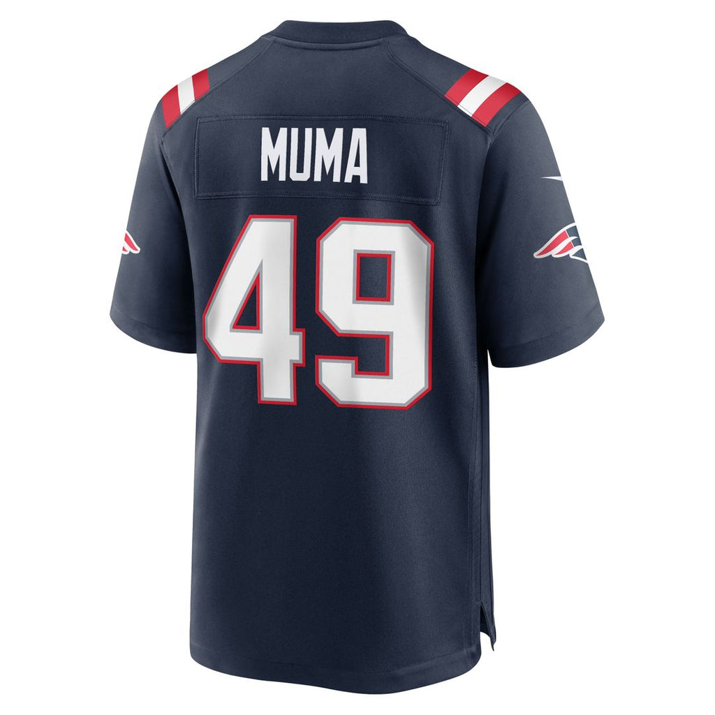 Chad Muma New England Patriots Team Game Jersey - Navy