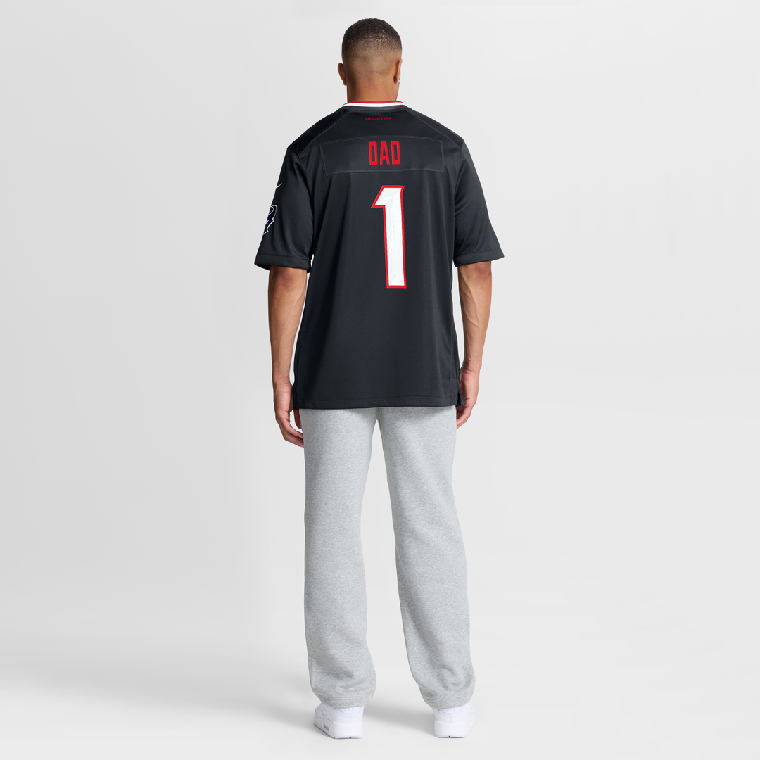Houston Texans #1 Dad Game Jersey - Navy