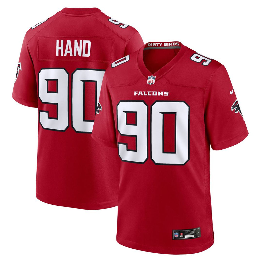 Da'Shawn Hand Atlanta Falcons Team Game Jersey - Red
