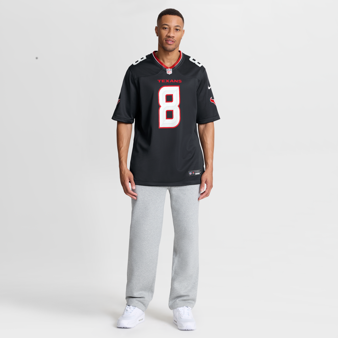 Cade Stover Houston Texans Team Game Jersey - Navy
