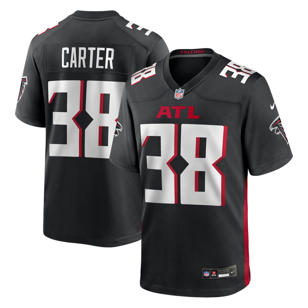 Nathan Carter Atlanta Falcons Team Game Jersey - Black