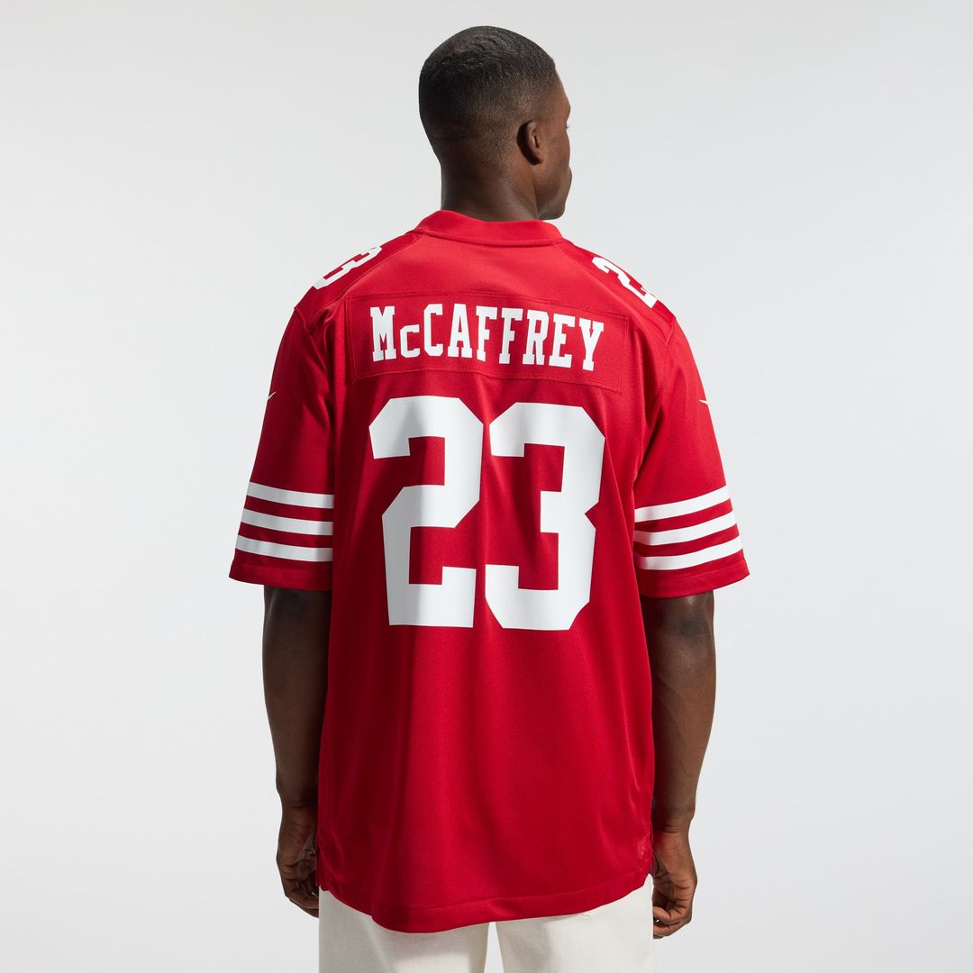Christian McCaffrey San Francisco 49ers Game Player Jersey - White