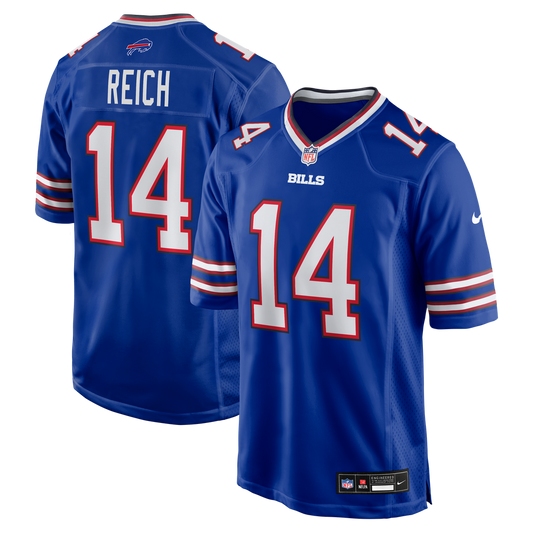 Frank Reich Buffalo Bills Game Retired Player Jersey - Royal