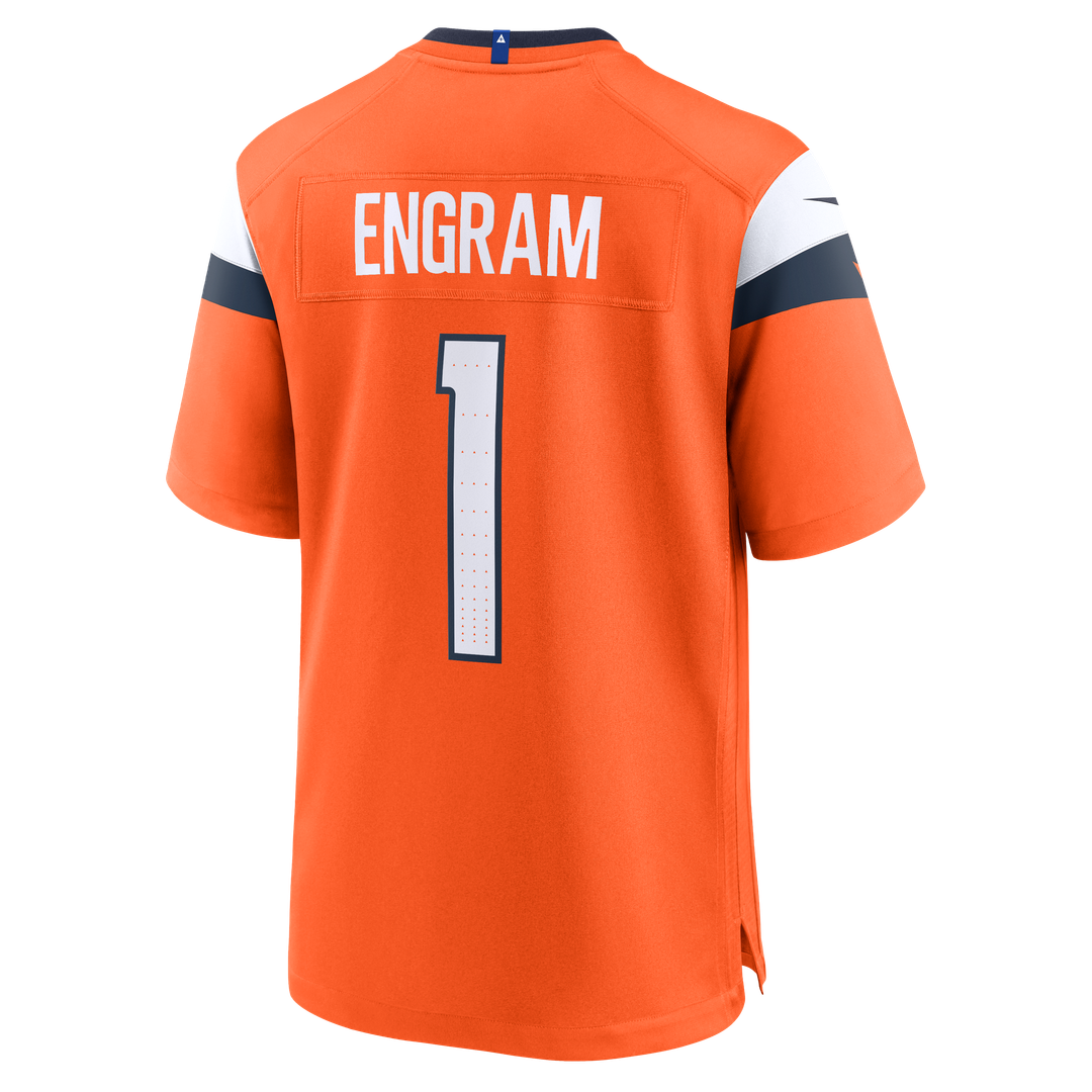 Evan Engram Denver Broncos Team Game Jersey - Orange