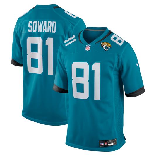 R. Jay Soward Jacksonville Jaguars Retired Player Team Game Jersey - Teal