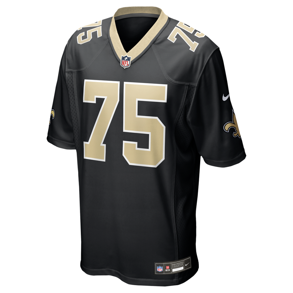 Taliese Fuaga New Orleans Saints Player Game Jersey - Black
