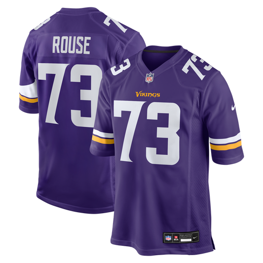 Walter Rouse Minnesota Vikings Team Game Jersey - Purple