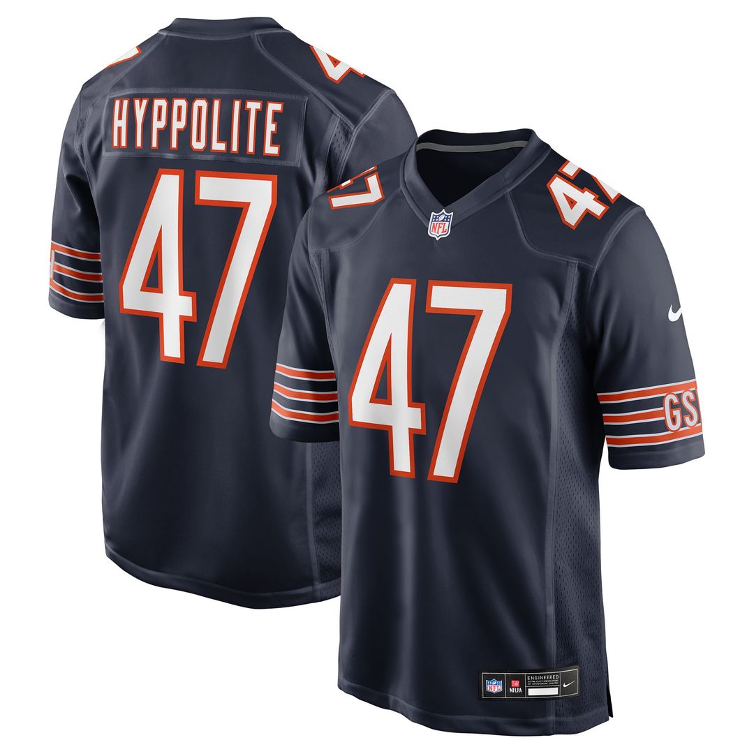 Ruben Hyppolite II Chicago Bears Team Game Jersey - Navy