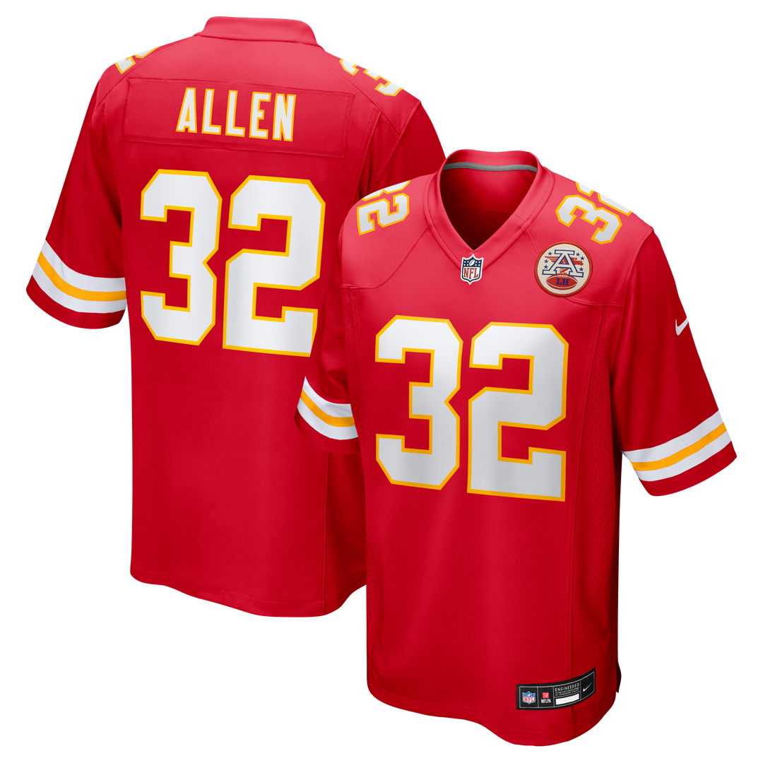 Marcus Allen Kansas City Chiefs Game Retired Player Jersey - Red