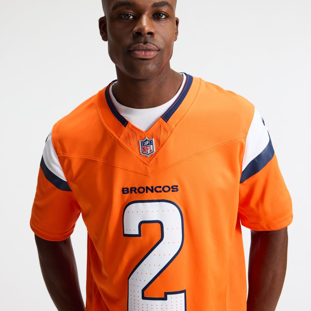 Patrick Surtain II Denver Broncos Team Vapor F.U.S.E. Stitched Limited Jersey - Orange