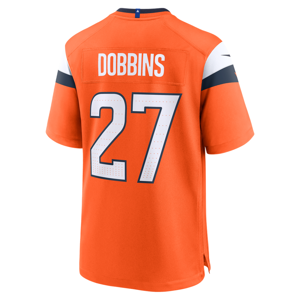 J.K. Dobbins Denver Broncos Team Game Jersey - Orange