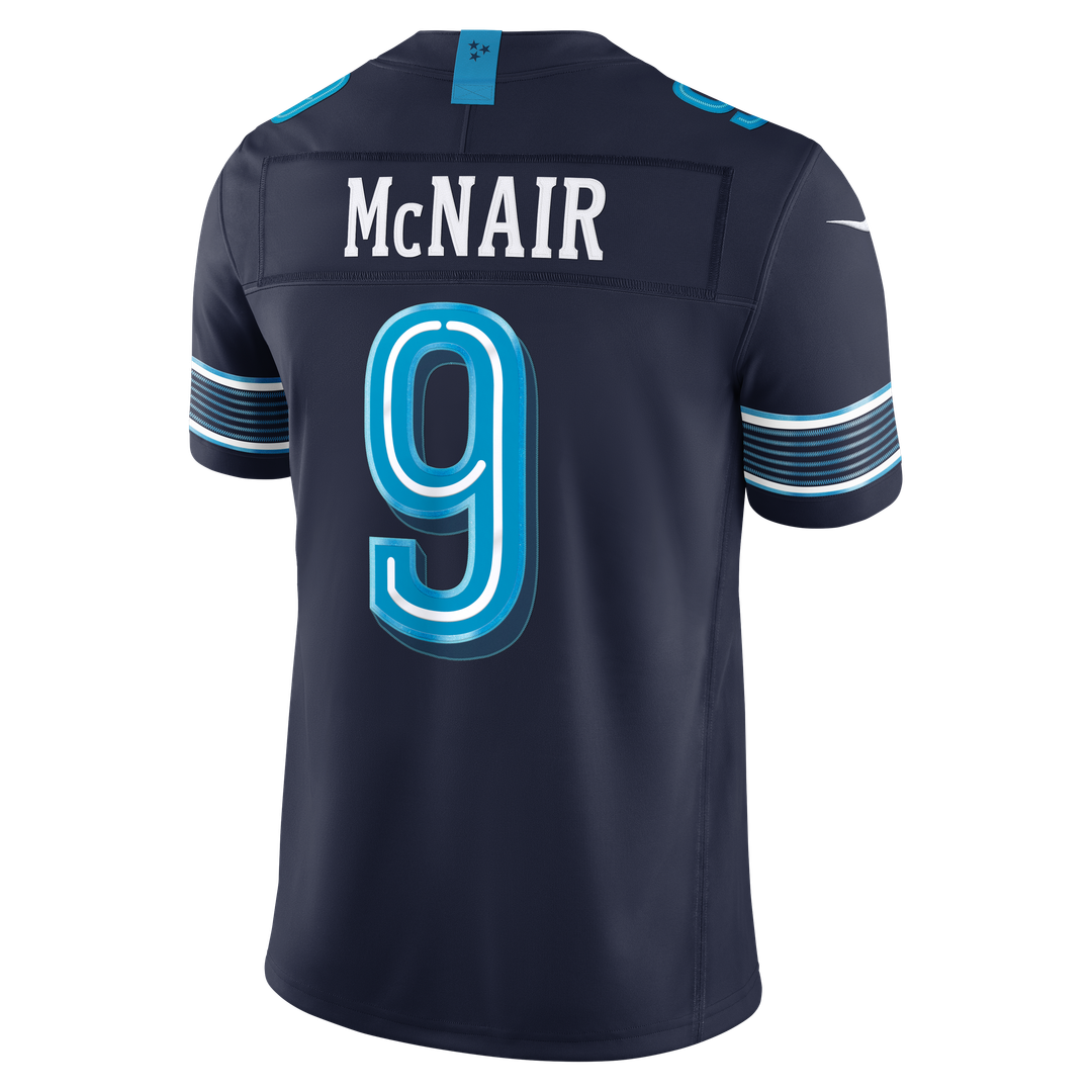 Steve McNair Tennessee Titans 2026 Rivalries Collection Stitched Limited Jersey - Navy
