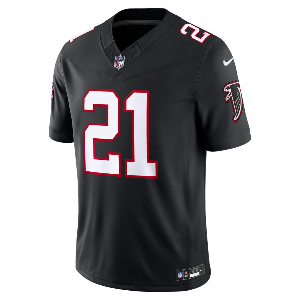 Deion Sanders Atlanta Falcons Team Vapor F.U.S.E. Stitched Retired Limited Jersey - Red