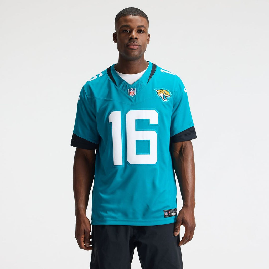 Trevor Lawrence Jacksonville Jaguars Team Vapor F.U.S.E. Stitched Limited Jersey - Teal
