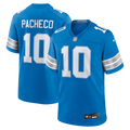 Isiah Pacheco Detroit Lions Team Game Jersey - Blue