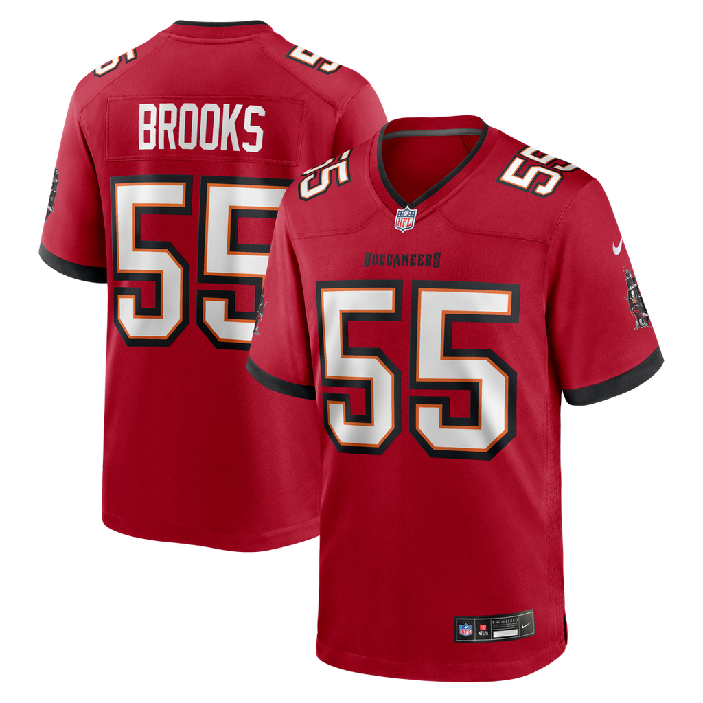 Derrick Brooks Tampa Bay Buccaneers Game Retired Player Jersey - Red