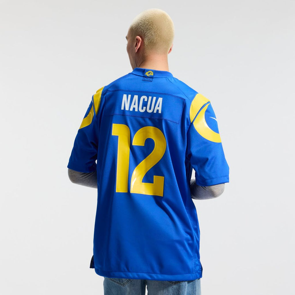 Puka Nacua Los Angeles Rams Team Game Player Jersey - Royal