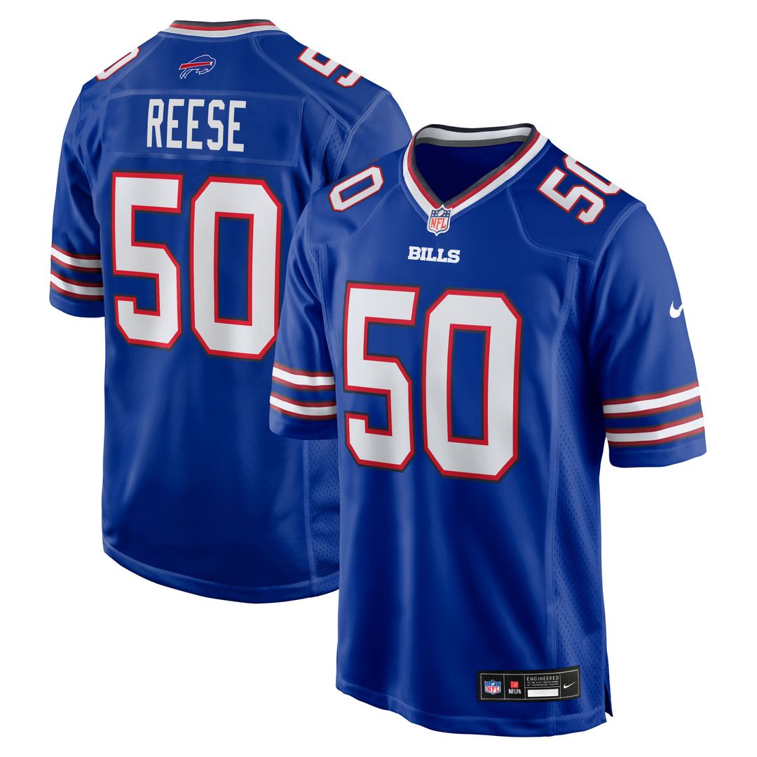 Otis Reese Buffalo Bills Team Game Jersey - Royal