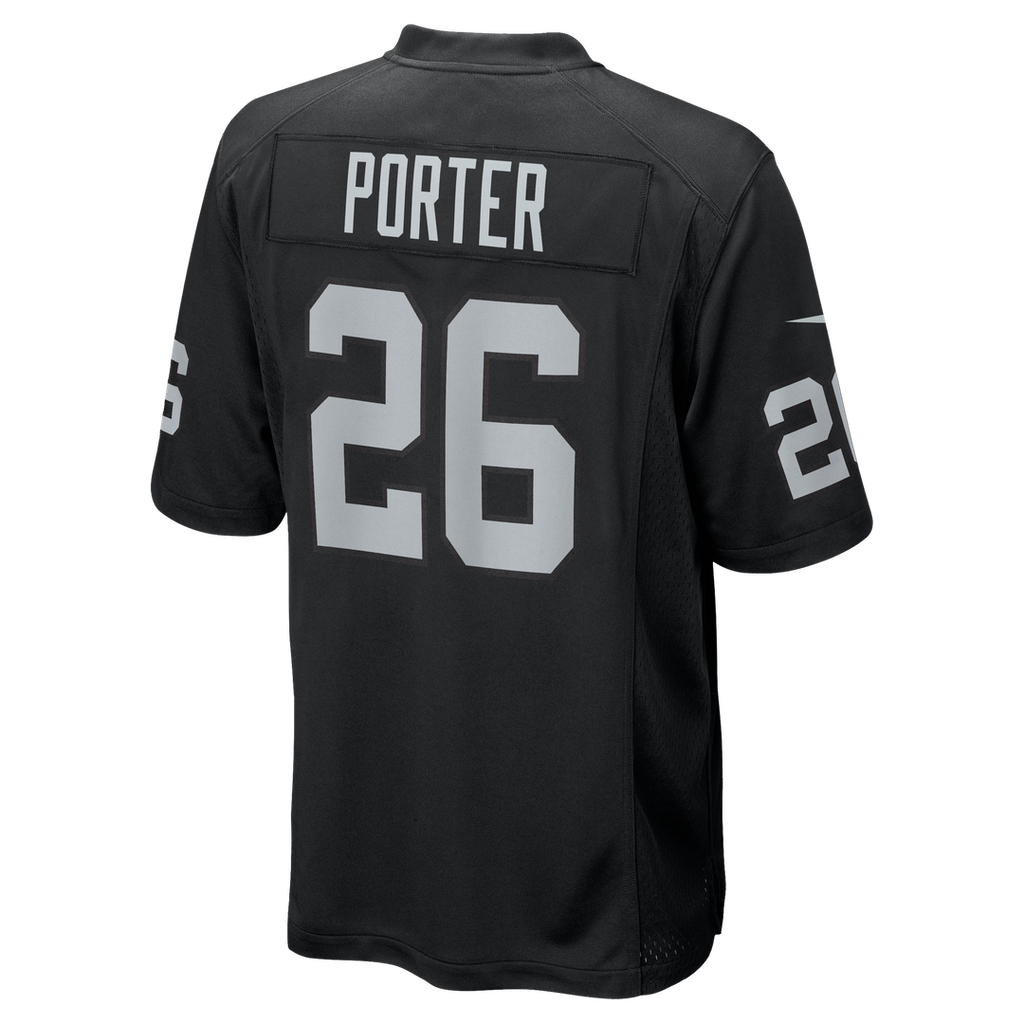 Darien Porter Las Vegas Raiders Team Game Jersey - Black