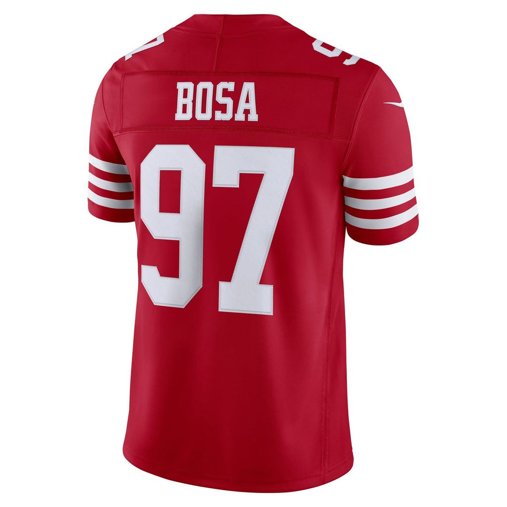 Nick Bosa San Francisco 49ers Team Vapor F.U.S.E. Stitched Limited Jersey - Scarlet