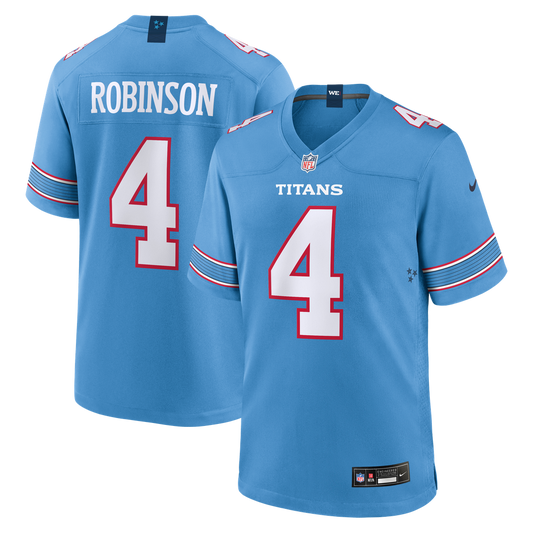 Wan'Dale Robinson Tennessee Titans Team Game Jersey - Light Blue