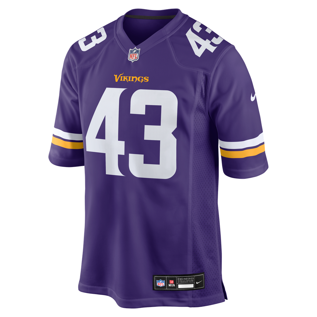 Andrew Van Ginkel Minnesota Vikings Alternate Game Jersey - White