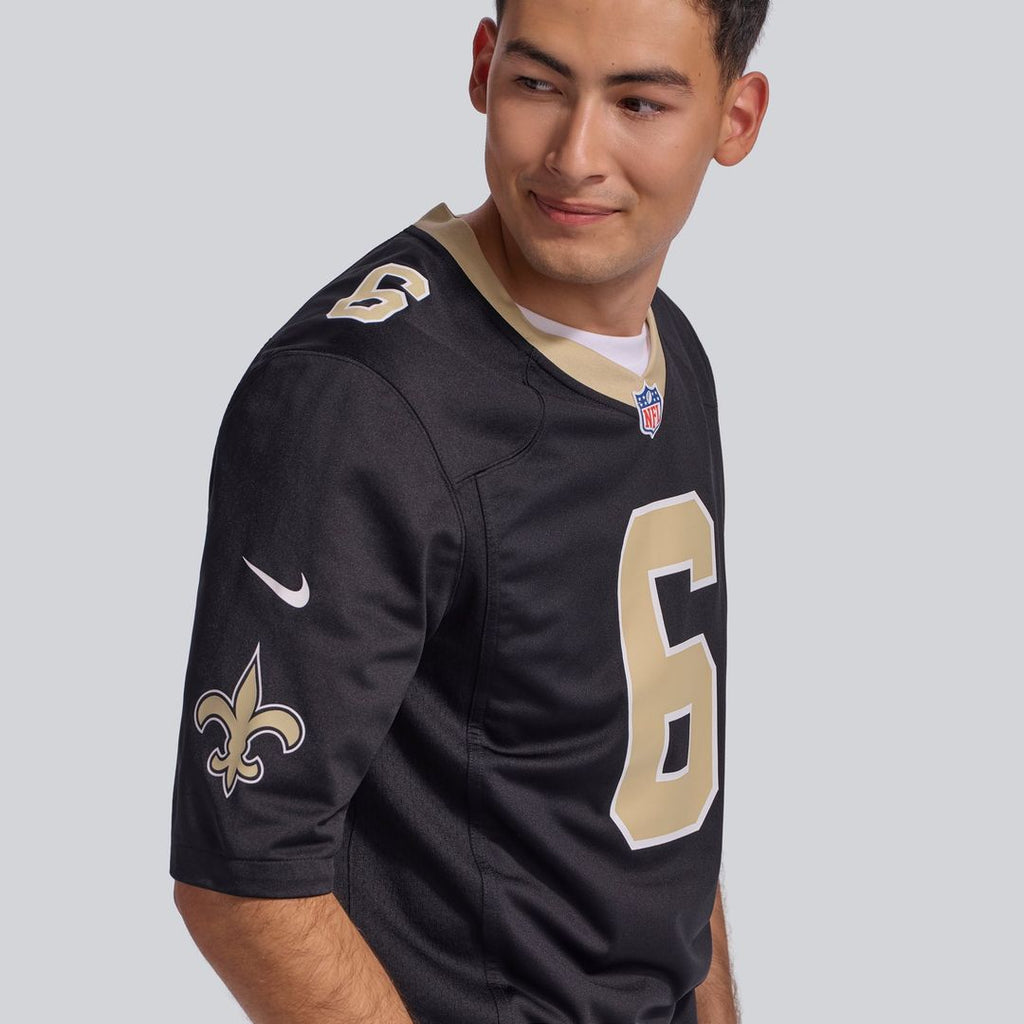 Tyler Shough New Orleans Saints White Game Player Jersey